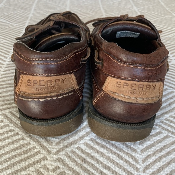 Mens Sperry leather loafers size 10.5 wide main image 7
